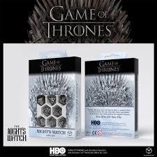 Game Of Thrones - Nights Watch - Dice Set
